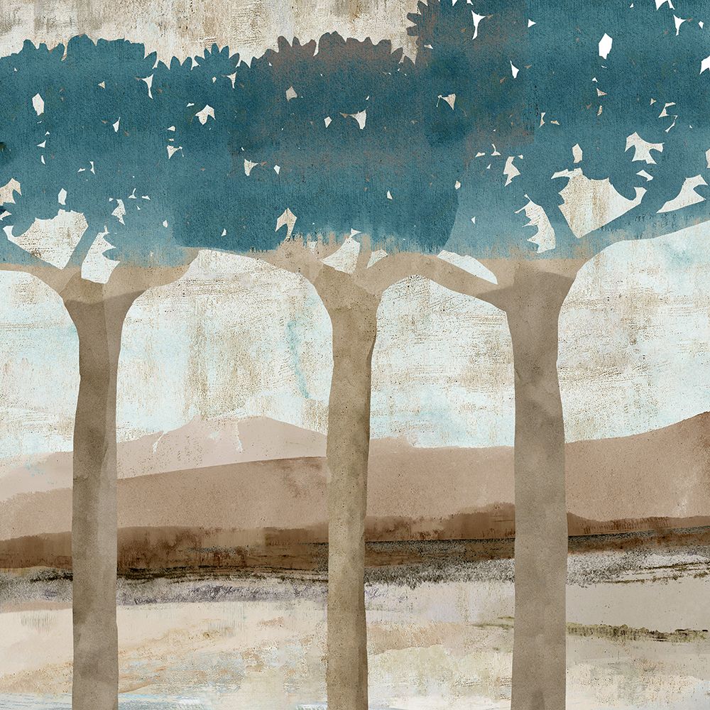 Trees at Dusk II art print by Flora Kouta for $57.95 CAD