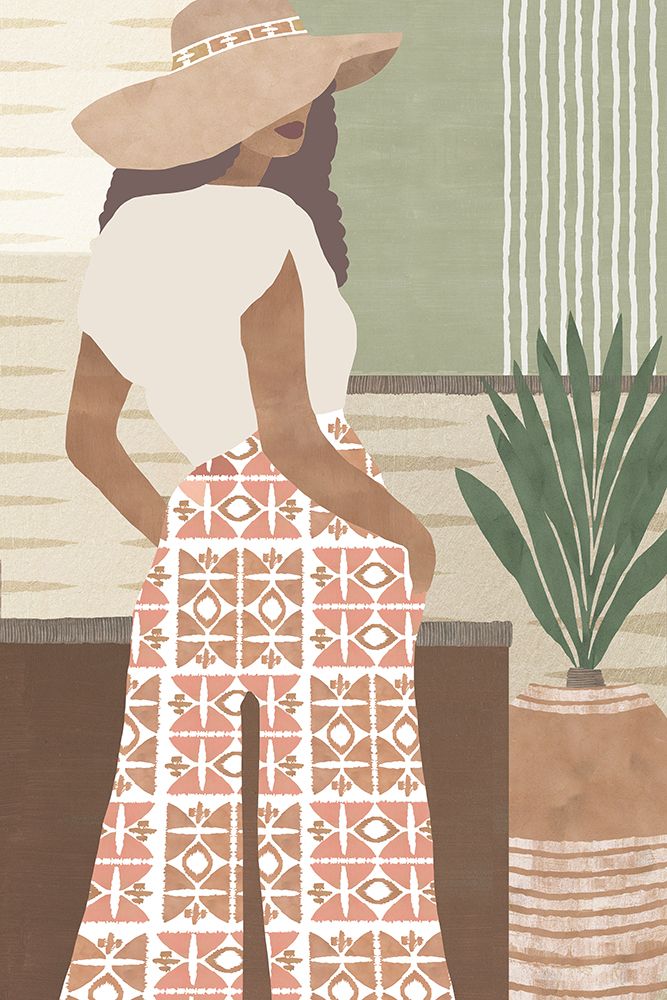 Zairah I art print by Flora Kouta for $57.95 CAD