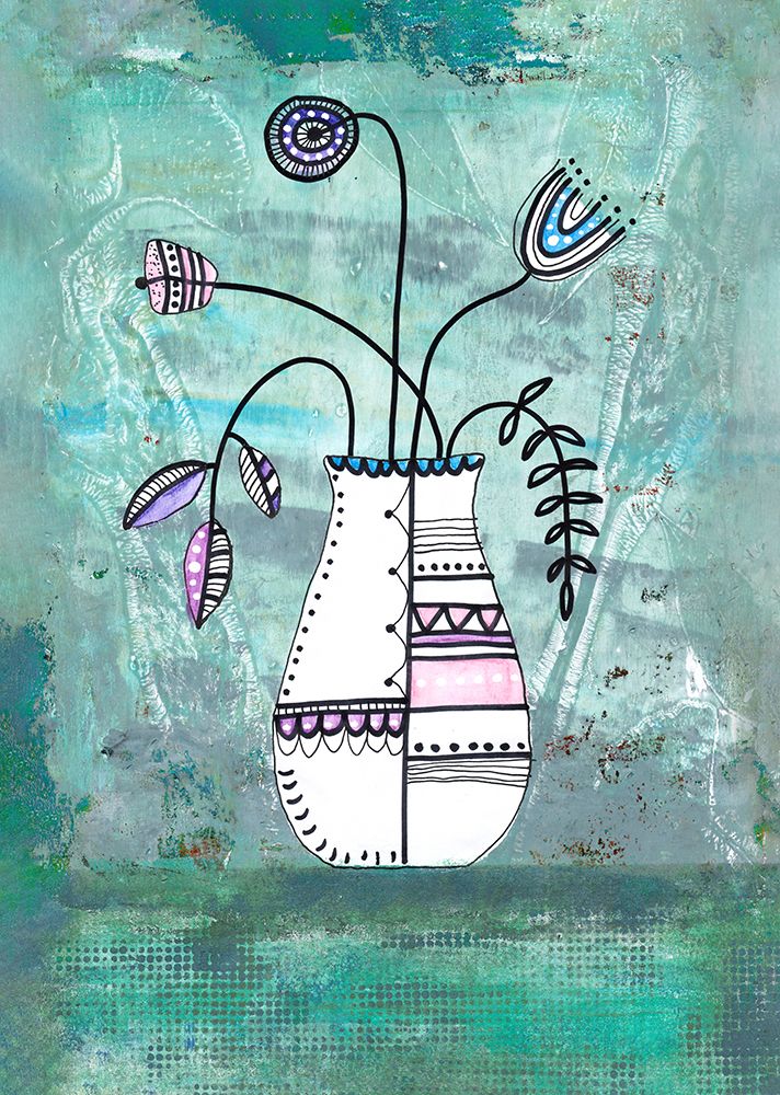 Happy Flowers art print by Andrea Haase for $57.95 CAD