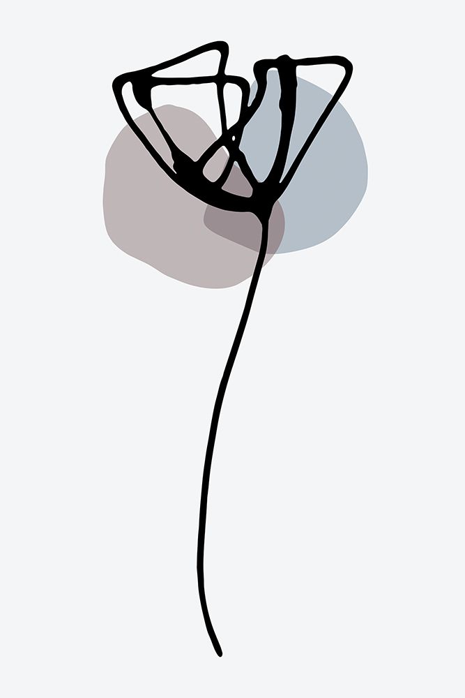 Minimal Tulip art print by Andrea Haase for $57.95 CAD