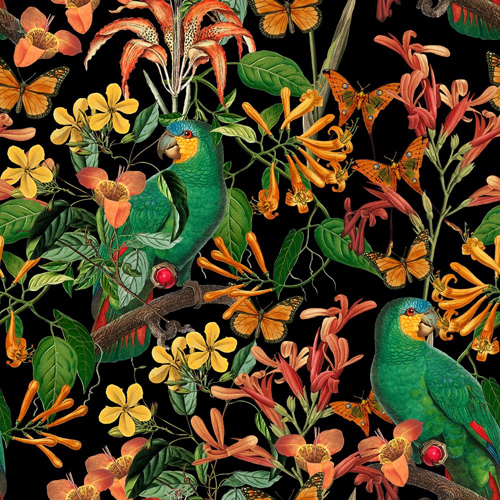 Happy Parakeets art print by Andrea Haase for $57.95 CAD