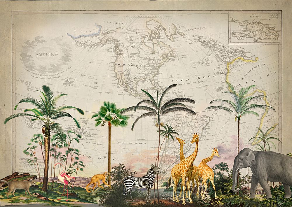 Wild Animals Paradise art print by Andrea Haase for $57.95 CAD