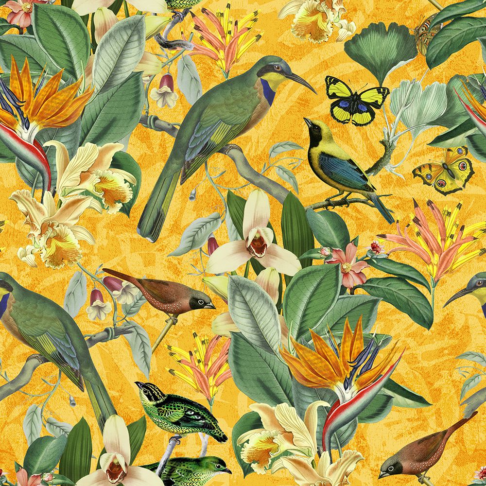 Birds Happy Summer art print by Andrea Haase for $57.95 CAD