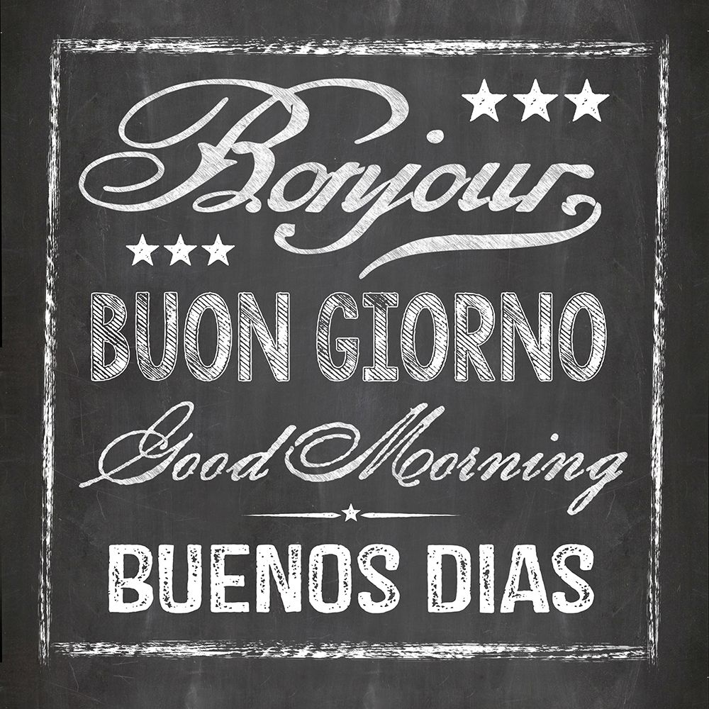 Chalkboard Greeting art print by Andrea Haase for $57.95 CAD