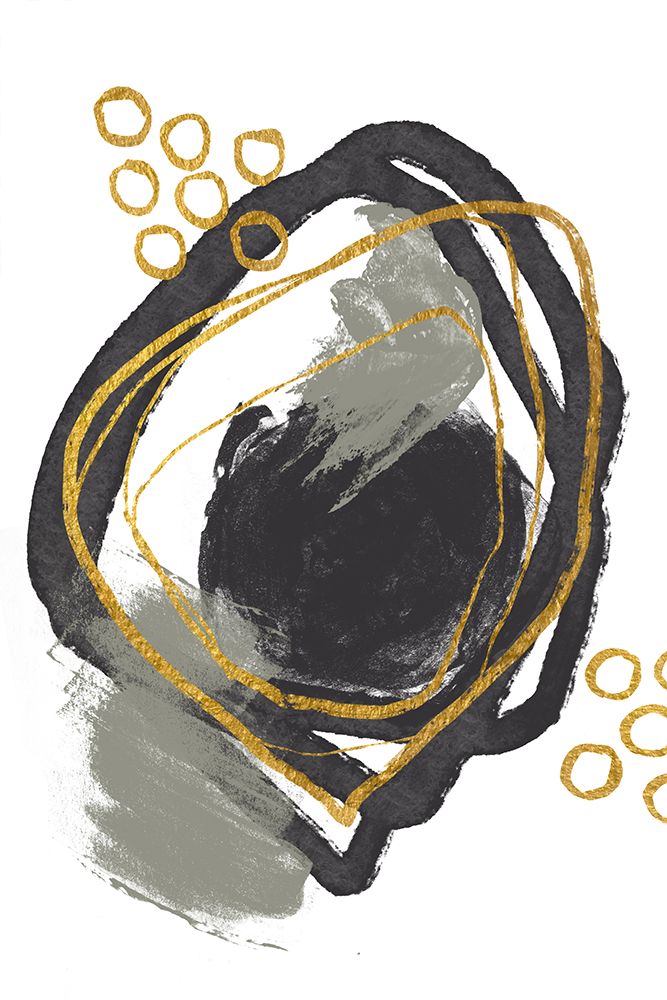 Gold Meets Neutrals I art print by Andrea Haase for $57.95 CAD