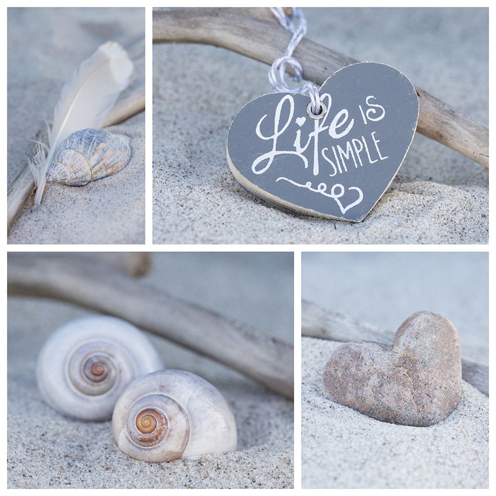 Summer Beach Still Life Collage I art print by Andrea Haase for $57.95 CAD