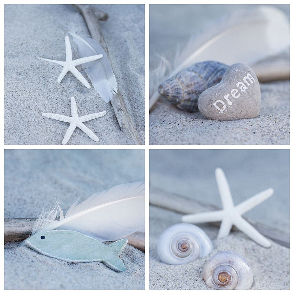 Summer Beach Still Life Collage II art print by Andrea Haase for $57.95 CAD