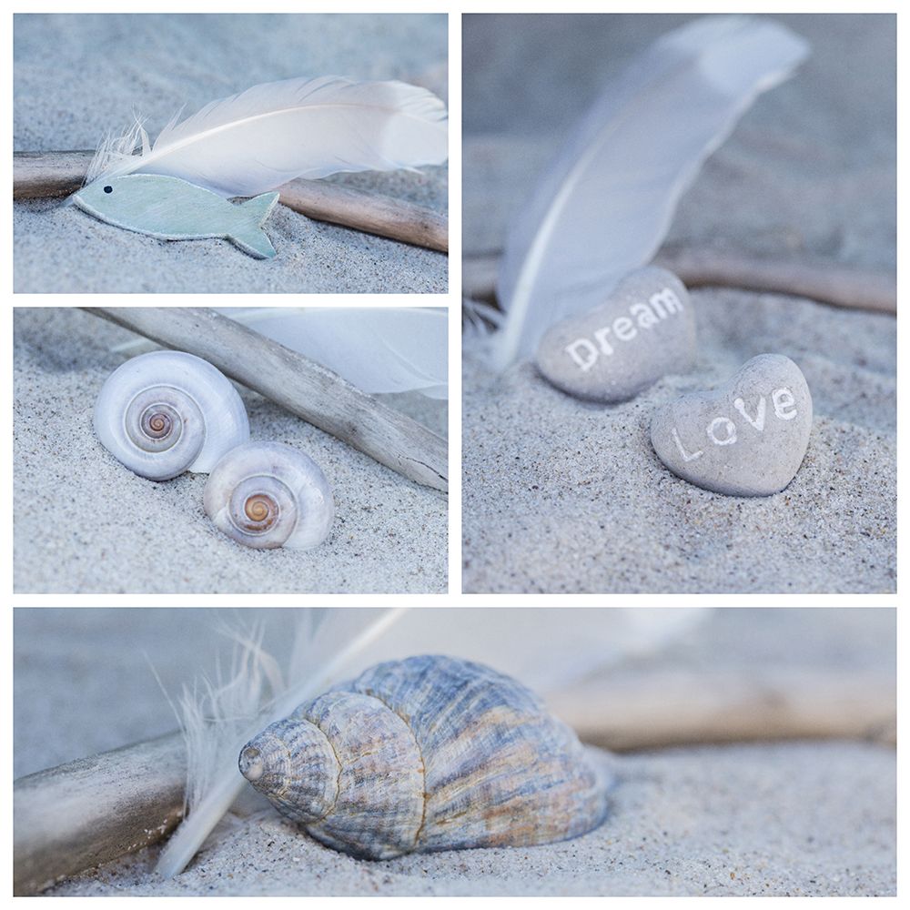 Summer Beach Still Life Collage III art print by Andrea Haase for $57.95 CAD