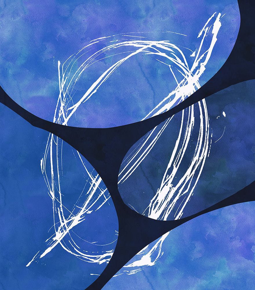 Indigo Lines I art print by Andrea Haase for $57.95 CAD