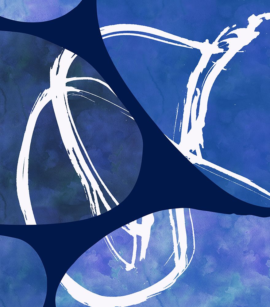 Indigo Lines II art print by Andrea Haase for $57.95 CAD
