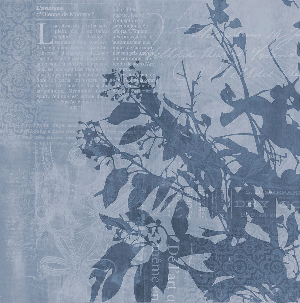 Grunge Floral Chic III art print by Andrea Haase for $57.95 CAD