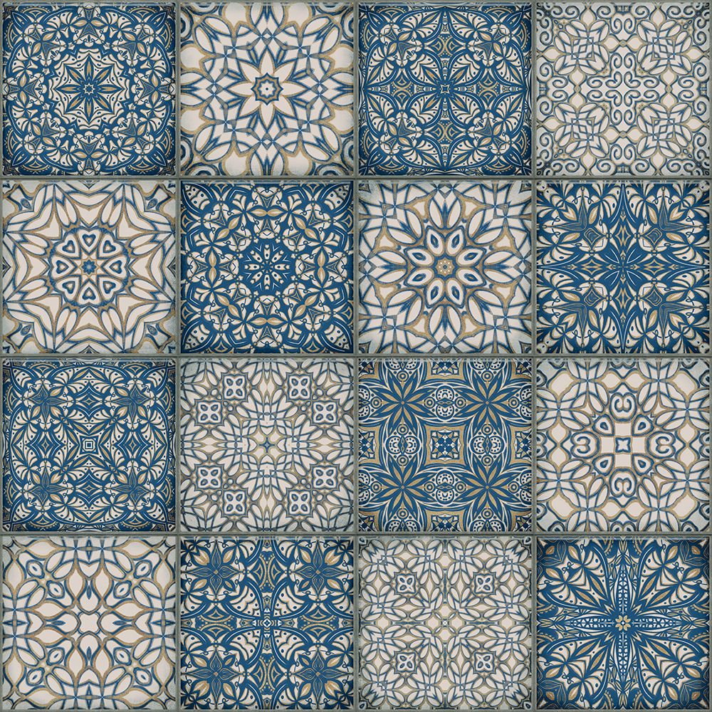 Vintage Cottage Tiles art print by Andrea Haase for $57.95 CAD