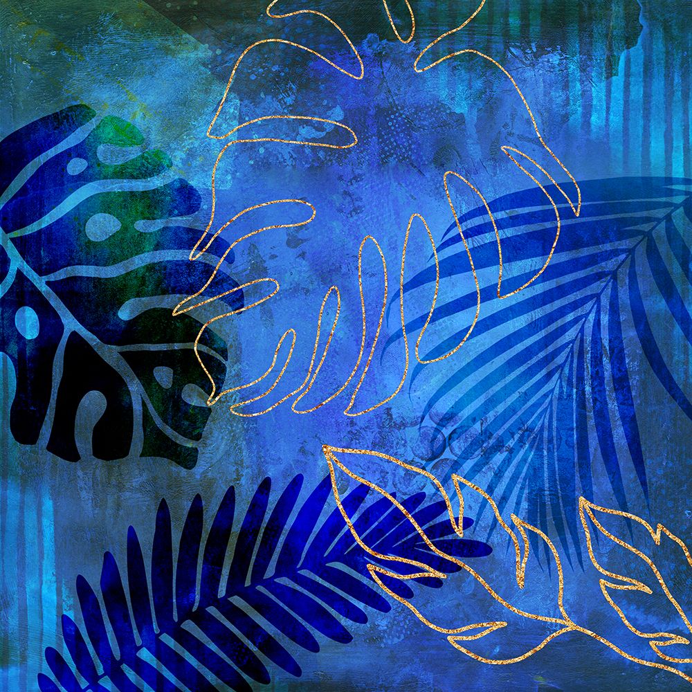 Blue Summer Jungle art print by Andrea Haase for $57.95 CAD