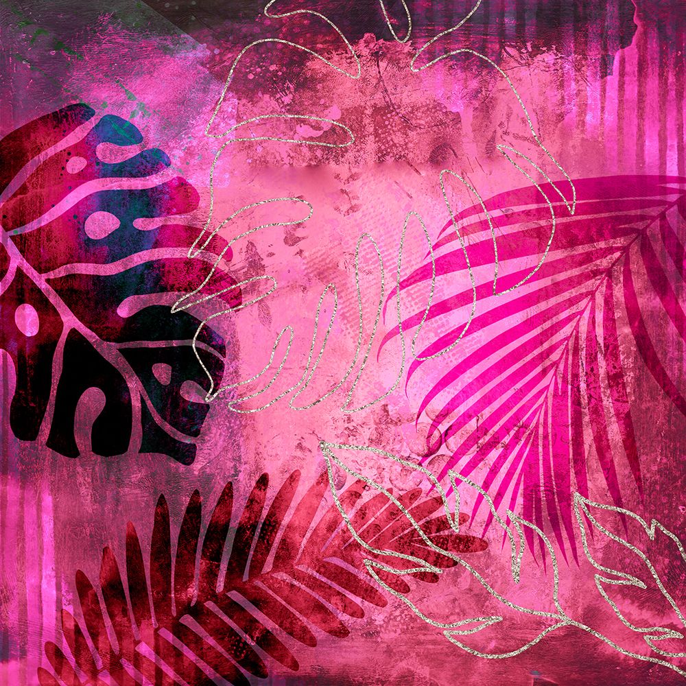 Pink Summer Jungle art print by Andrea Haase for $57.95 CAD