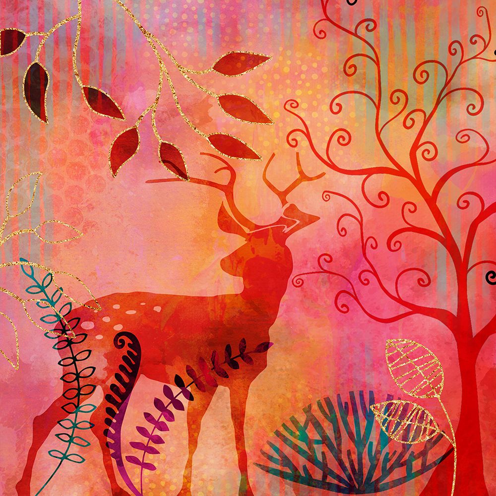 Mystic Autumn Forest art print by Andrea Haase for $57.95 CAD
