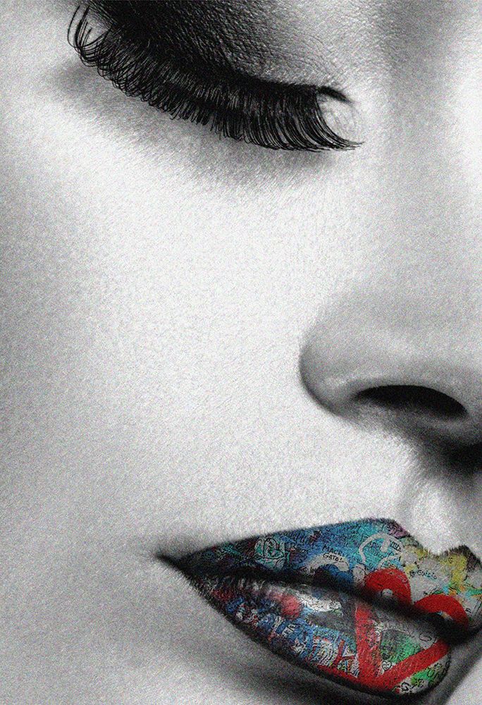 Lip Profile art print by Karen Smith for $57.95 CAD