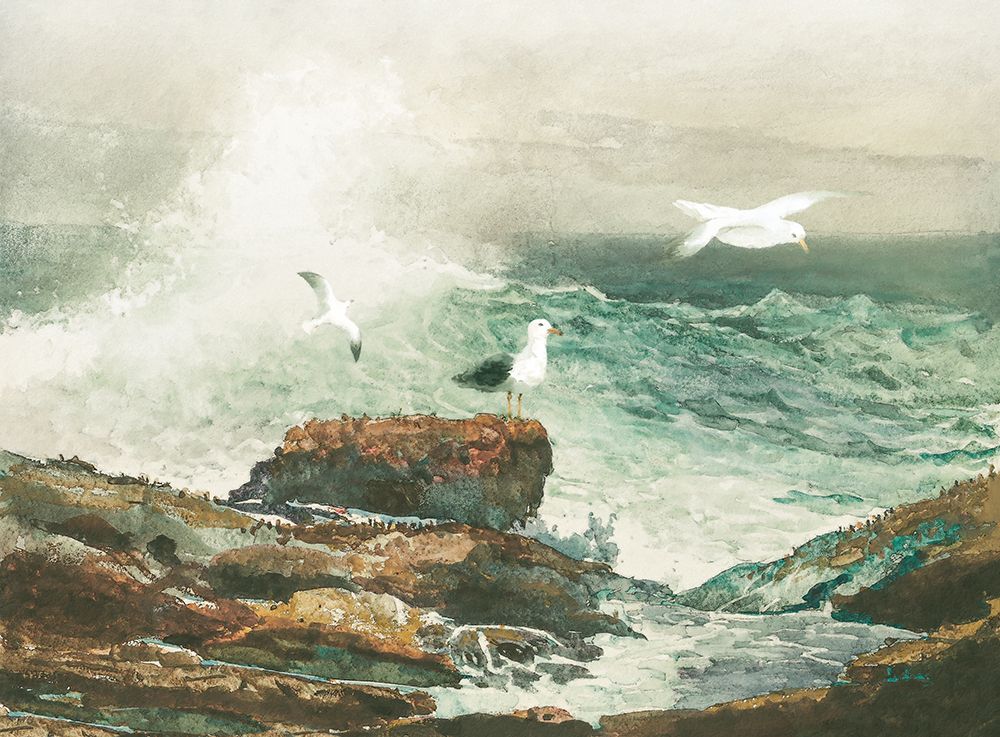 Green Ocean I art print by Steve Hunziker for $57.95 CAD