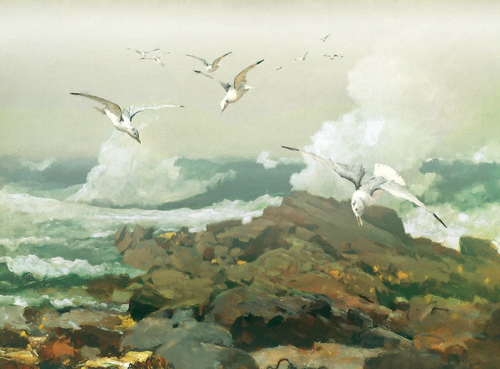 Green Ocean II art print by Steve Hunziker for $57.95 CAD