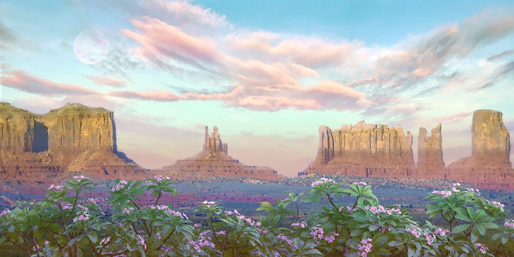 Desert Moon art print by Steve Hunziker for $57.95 CAD