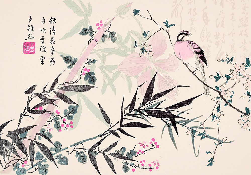 Bamboo Chinoiserie art print by Andrea Haase for $57.95 CAD