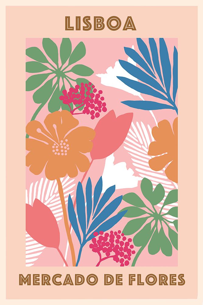 Flower Market I art print by Flora Kouta for $57.95 CAD