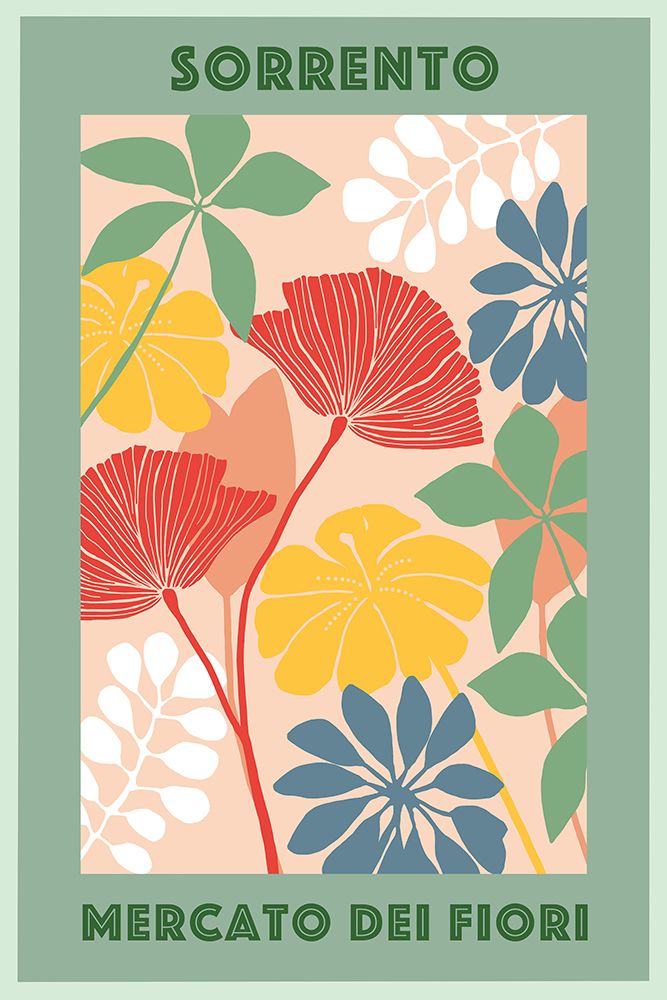 Flower Market II art print by Flora Kouta for $57.95 CAD