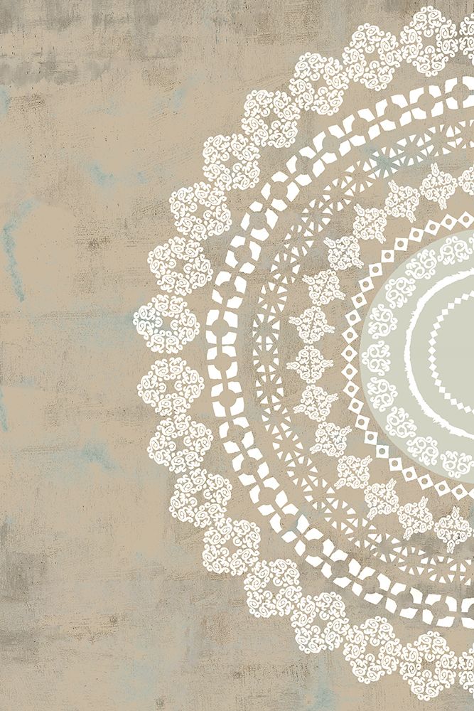 Rustic Mandala I art print by Flora Kouta for $57.95 CAD