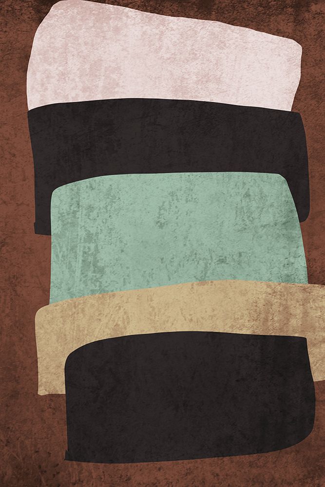 Mid Century Modern Art Abstract Shapes I art print by Irena Orlov for $57.95 CAD