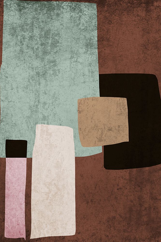 Mid Century Modern Art Abstract Shapes V art print by Irena Orlov for $57.95 CAD