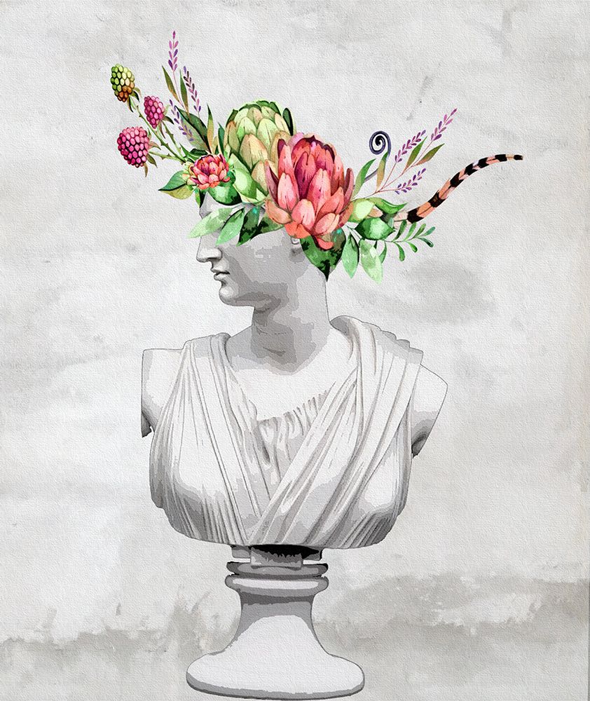 Bust And Bouquet I art print by Karen Smith for $57.95 CAD