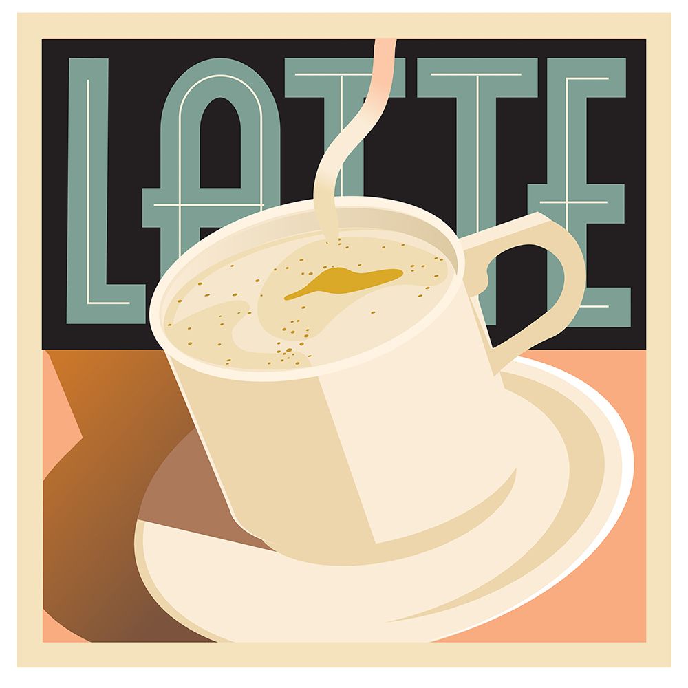 Latte art print by Richard Weiss for $57.95 CAD