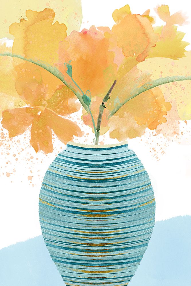 Vibrant Still Life I art print by Flora Kouta for $57.95 CAD