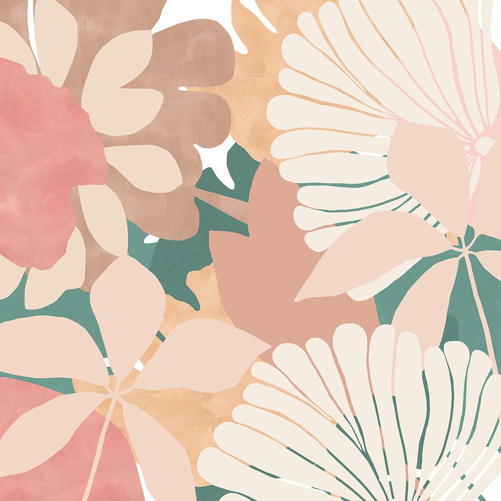 Big Retro Flowers I art print by Flora Kouta for $57.95 CAD