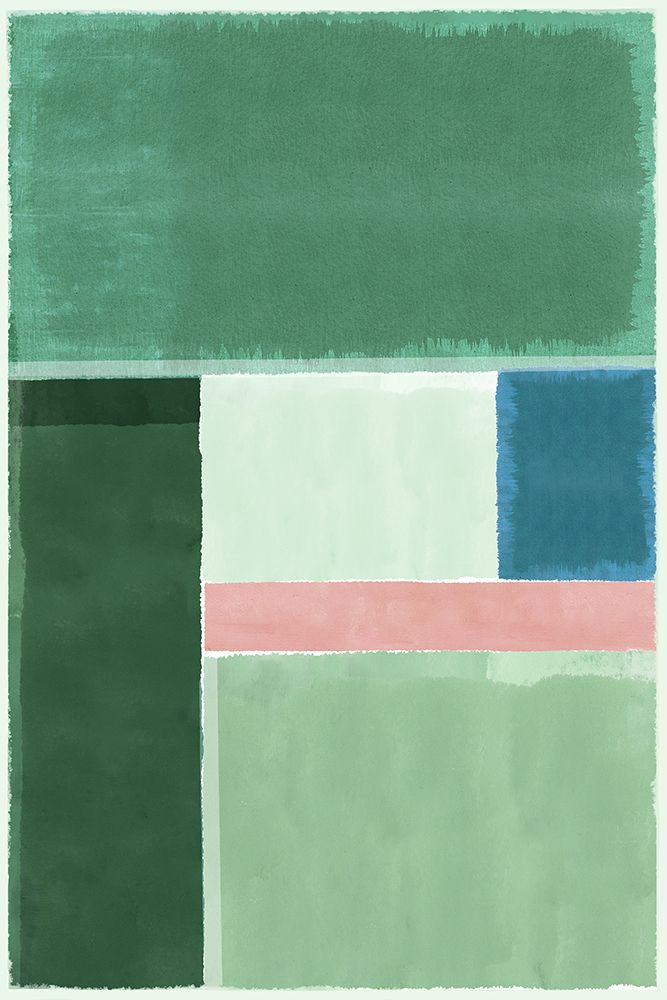 Green Horizon I art print by Flora Kouta for $57.95 CAD
