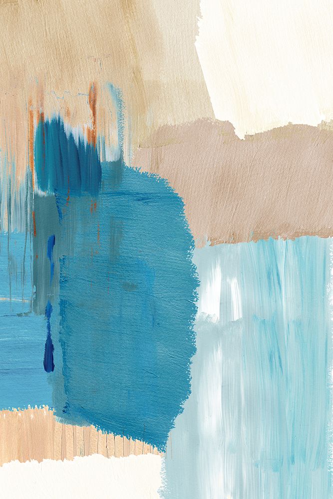 Blue Motion I art print by Flora Kouta for $57.95 CAD