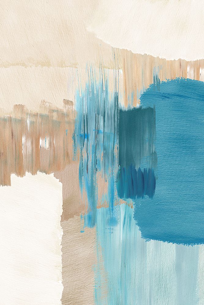 Blue Motion II art print by Flora Kouta for $57.95 CAD