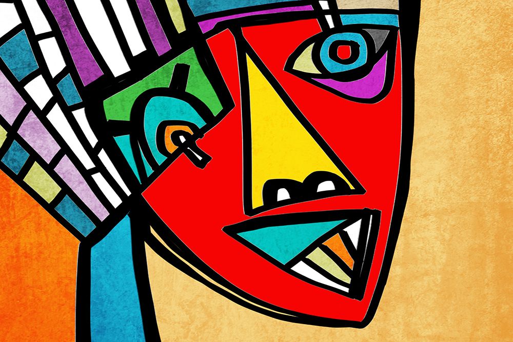 Abstract Face I art print by Irena Orlov for $57.95 CAD