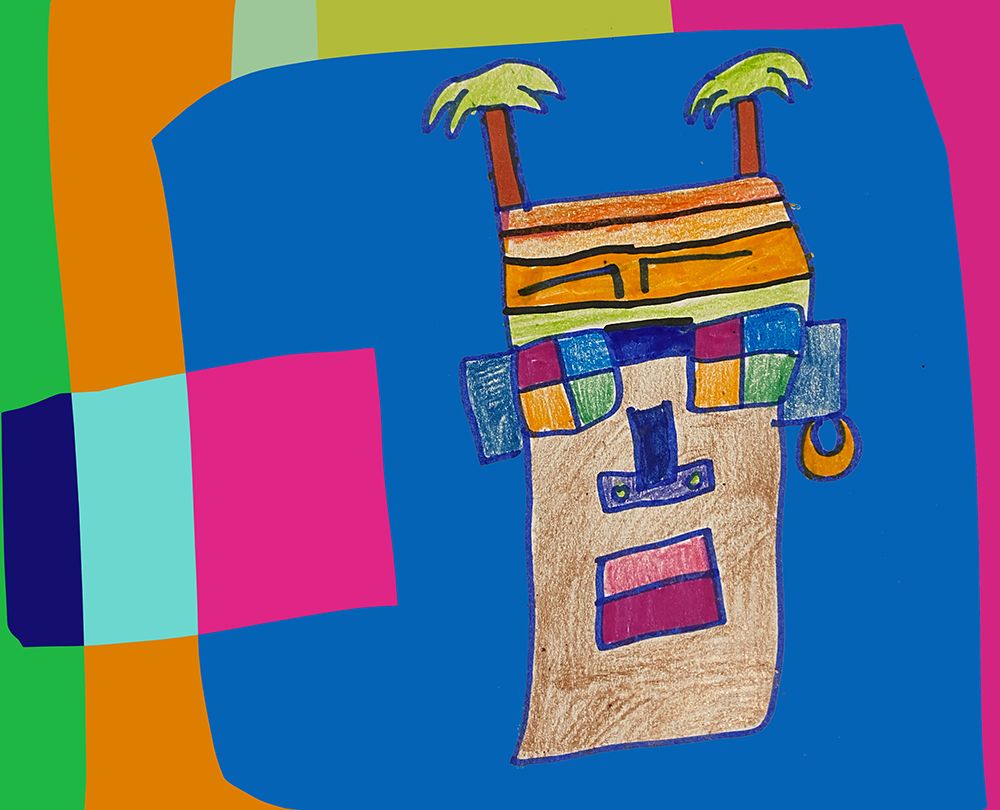 Cubist Faces I art print by Irena Orlov for $57.95 CAD