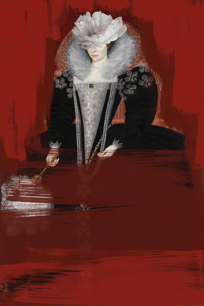 Lady in Black, With a Touch of Modern art print by Irena Orlov for $57.95 CAD