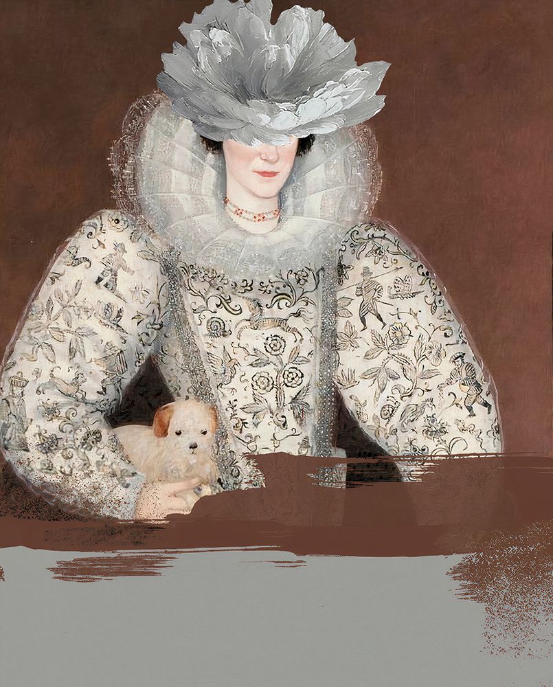 Portrait of a Lady, With a Touch of Modern art print by Irena Orlov for $57.95 CAD