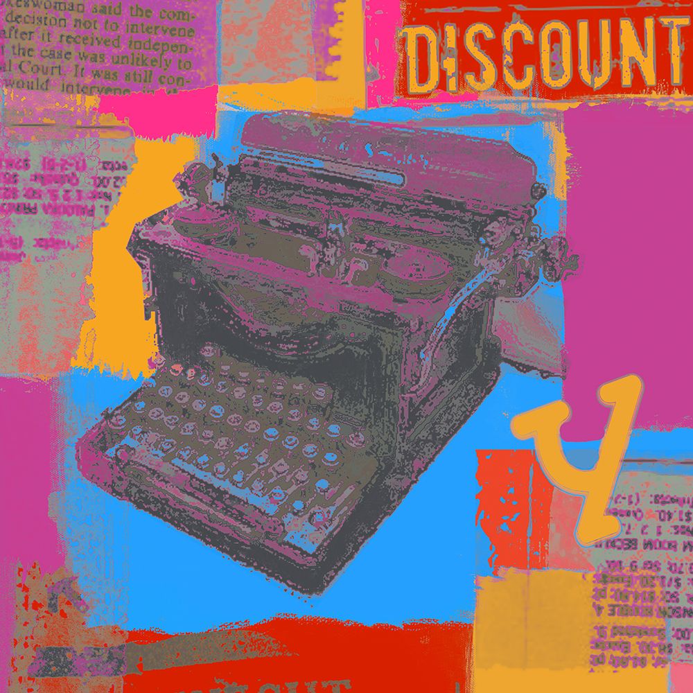 Vintage Typewriter II art print by Irena Orlov for $57.95 CAD