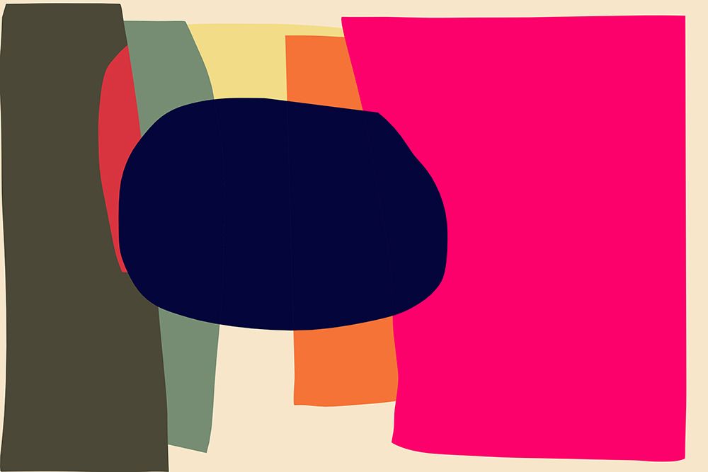 Geometric Shapes Composition IV art print by Irena Orlov for $57.95 CAD