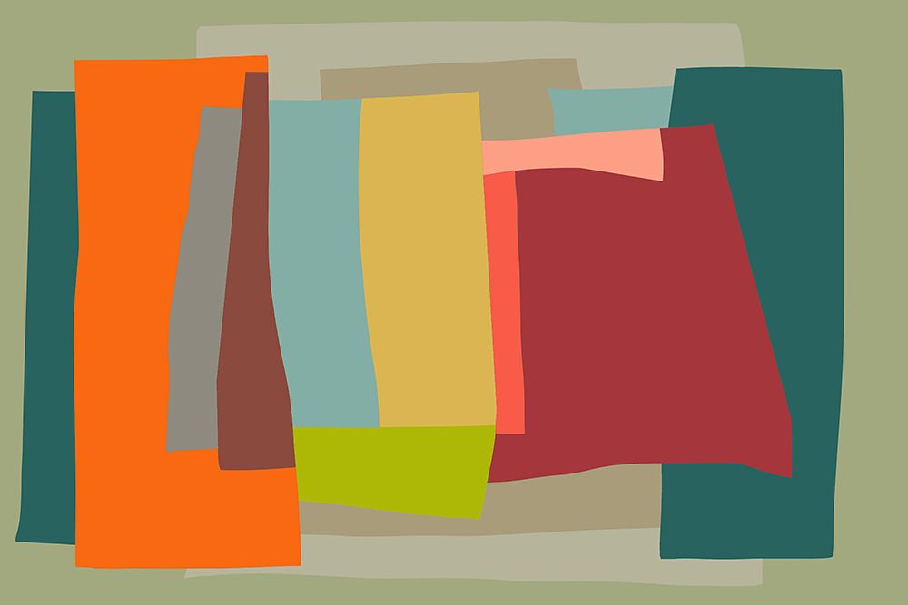 Geometric Shapes Composition V art print by Irena Orlov for $57.95 CAD
