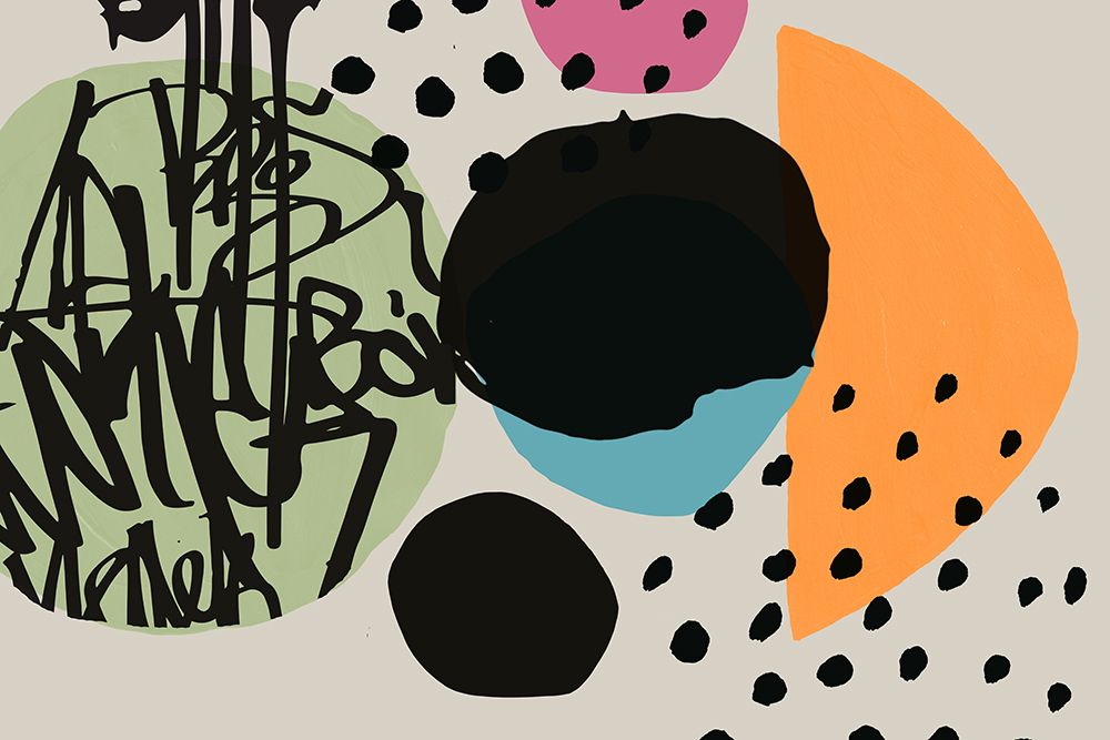 Geometric Shapes Composition VIII art print by Irena Orlov for $57.95 CAD