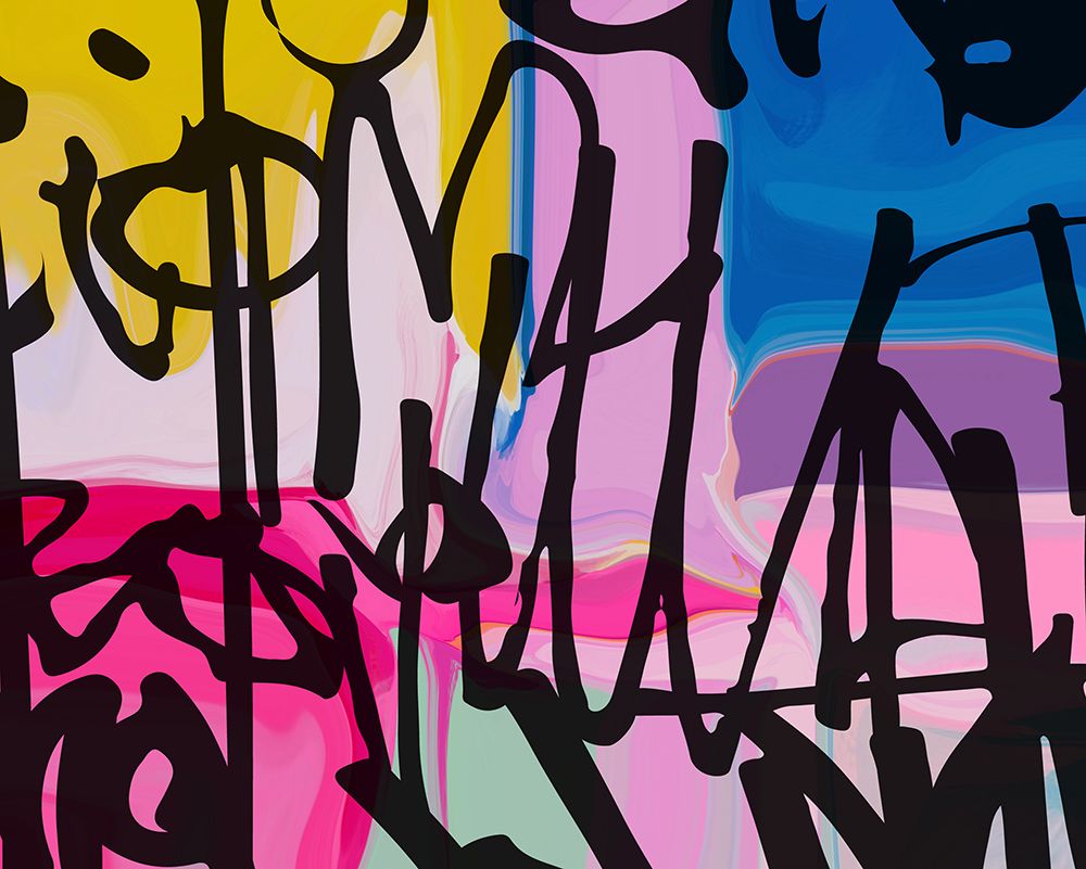 Abstract Graffiti III art print by Irena Orlov for $57.95 CAD