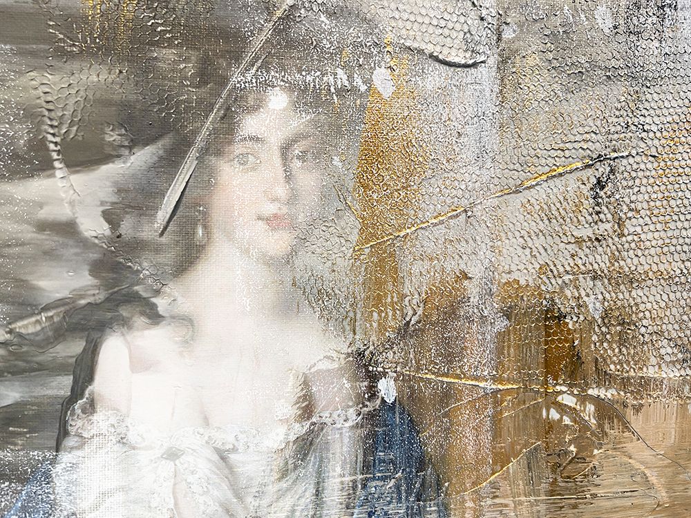 Textured Portrait art print by Irena Orlov for $57.95 CAD