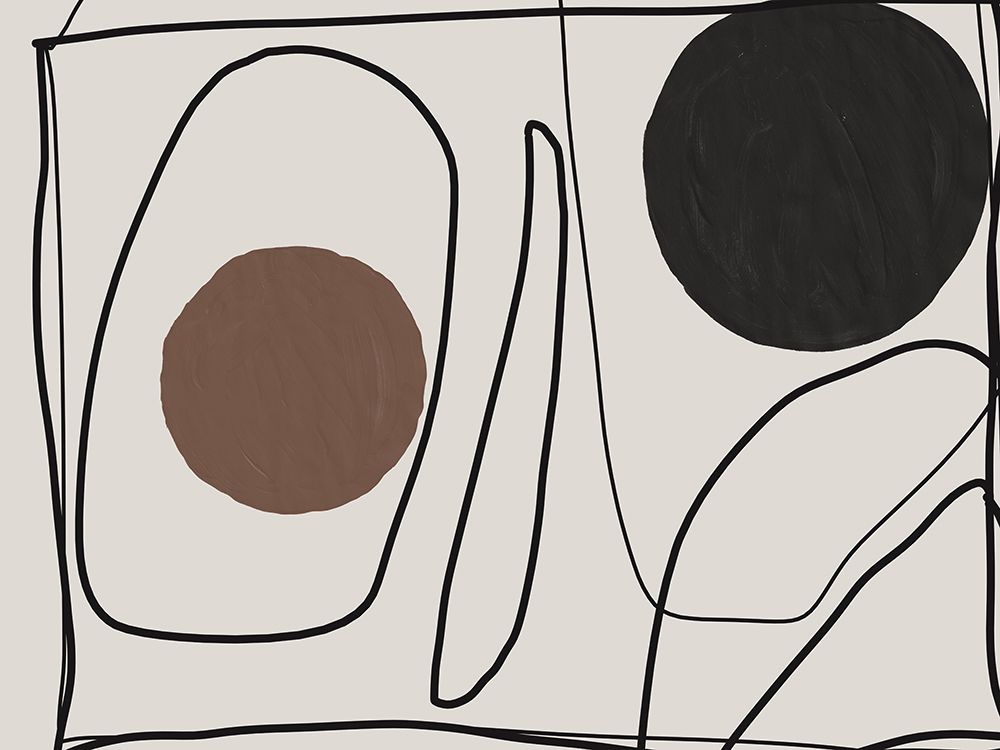 Organic Shapes and Lines IV art print by Irena Orlov for $57.95 CAD