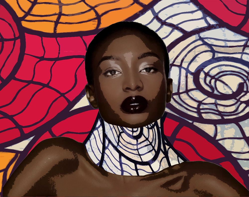 Tribal Vibe I art print by Karen Smith for $57.95 CAD