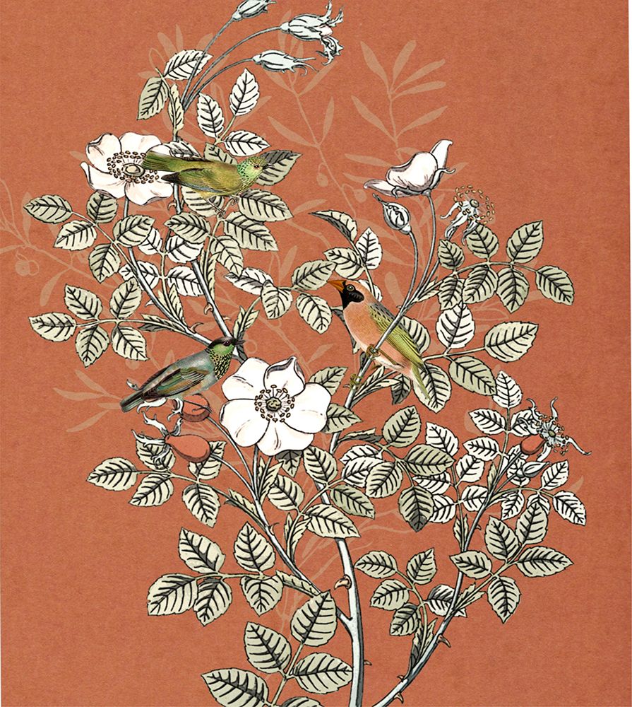 Bird and Branch II art print by Karen Smith for $57.95 CAD