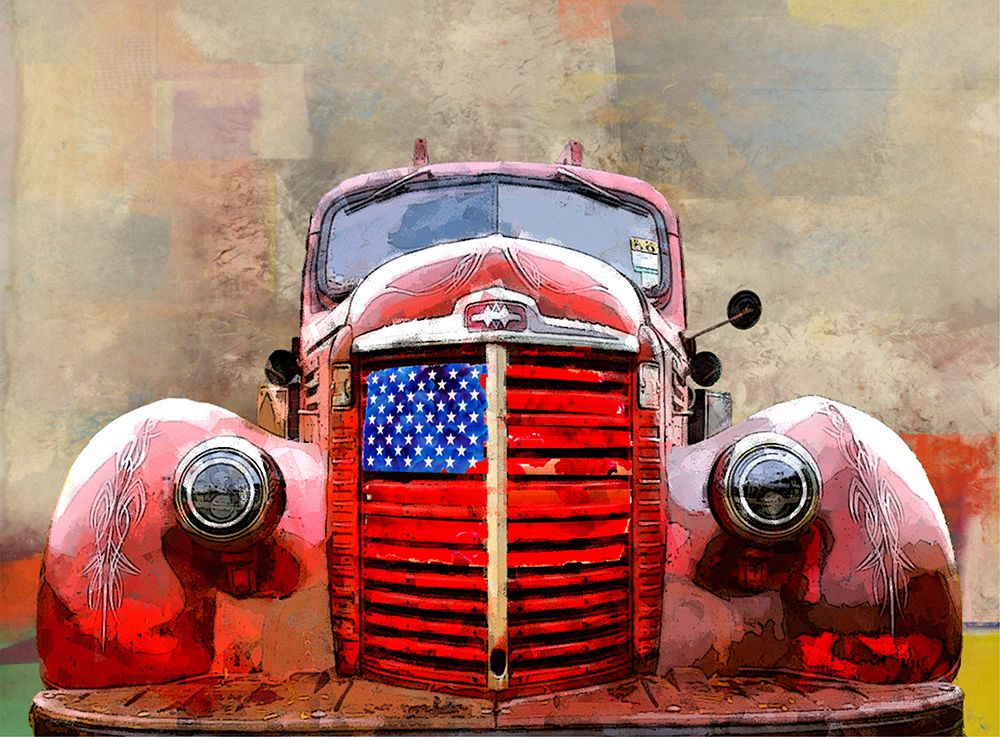 Truck in US art print by Karen Smith for $57.95 CAD